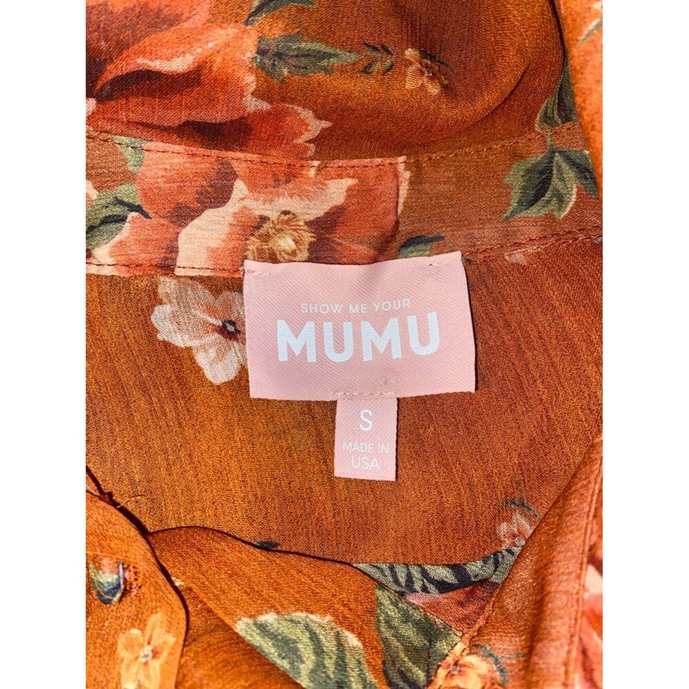 SHOW ME YOUR MUMU Carmela Top in the Garden Harvest pattern - Picture 6 of 7